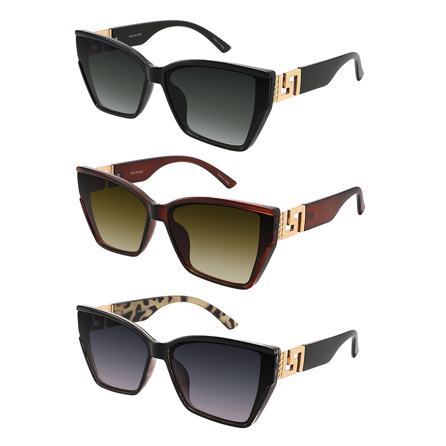 CAT-EYE LADIES SUNGLASS 34311-OCR