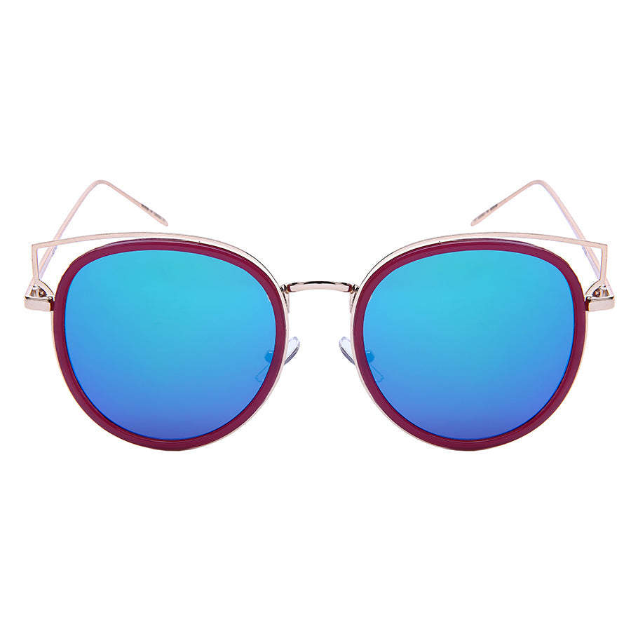 ROUND WOMEN BULK SUNGLASSES 32212-FLREV