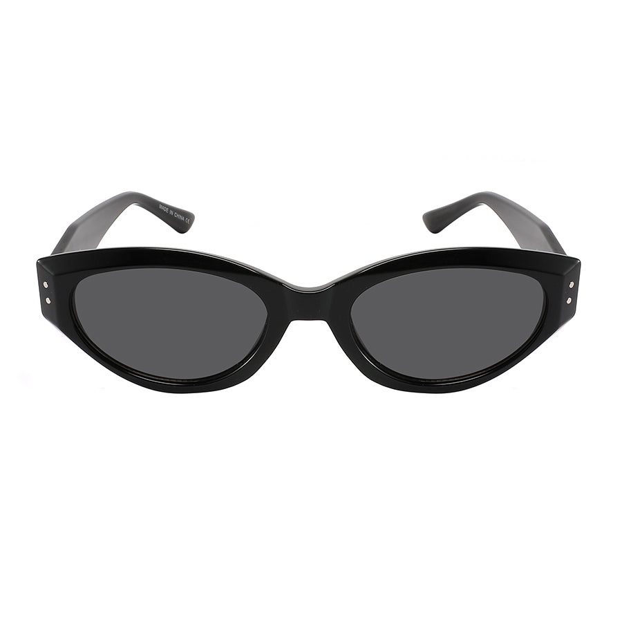 RETRO LADIES SMALL CAT-EYE SUNGLASS 34308-FLSD