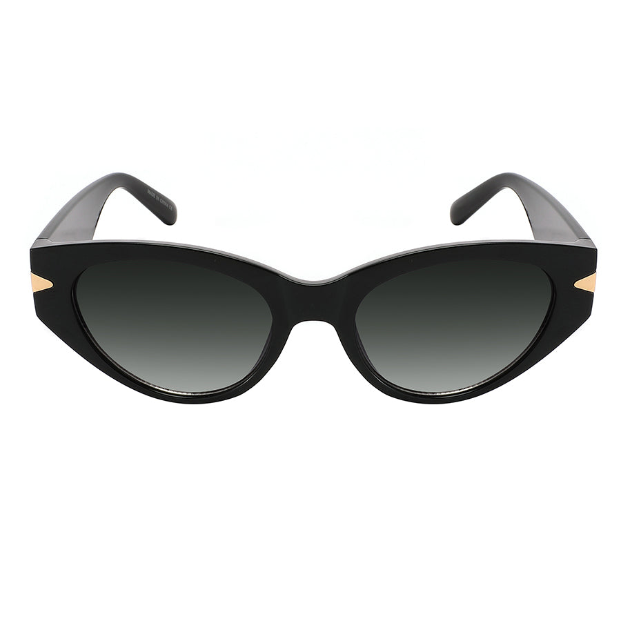 ROUND SMALL CAT-EYE LADIES SUNGLASS 34313-AP