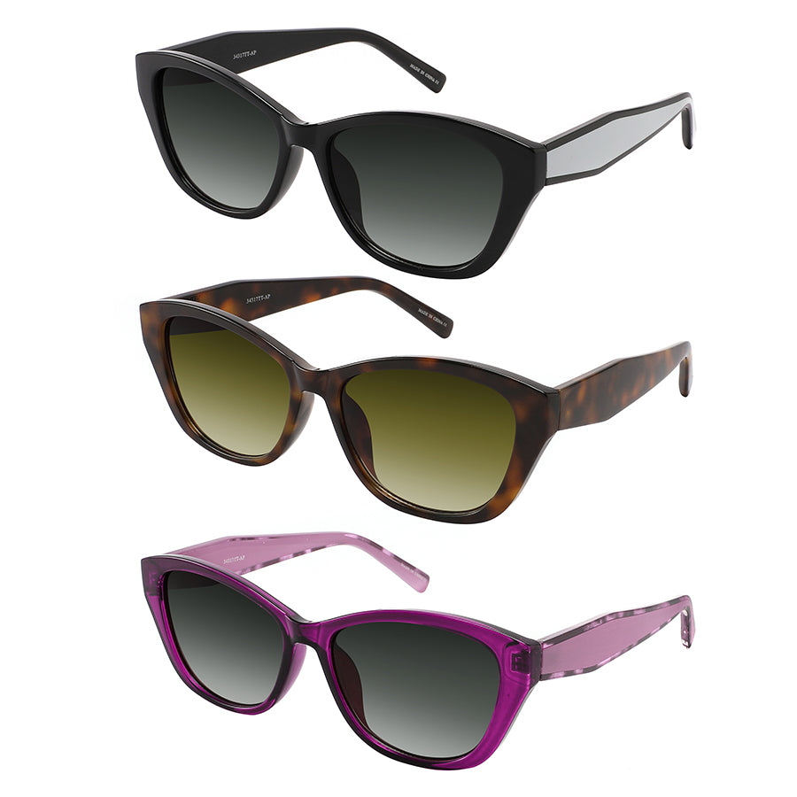 CAT-EYE LADIES SUNGLASS 34317TT-AP