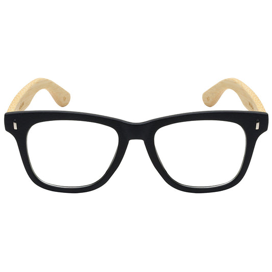 SOHO BAMBOO W/BAG UNISEX BULK SUNGLASSES 540845BM-CL-B