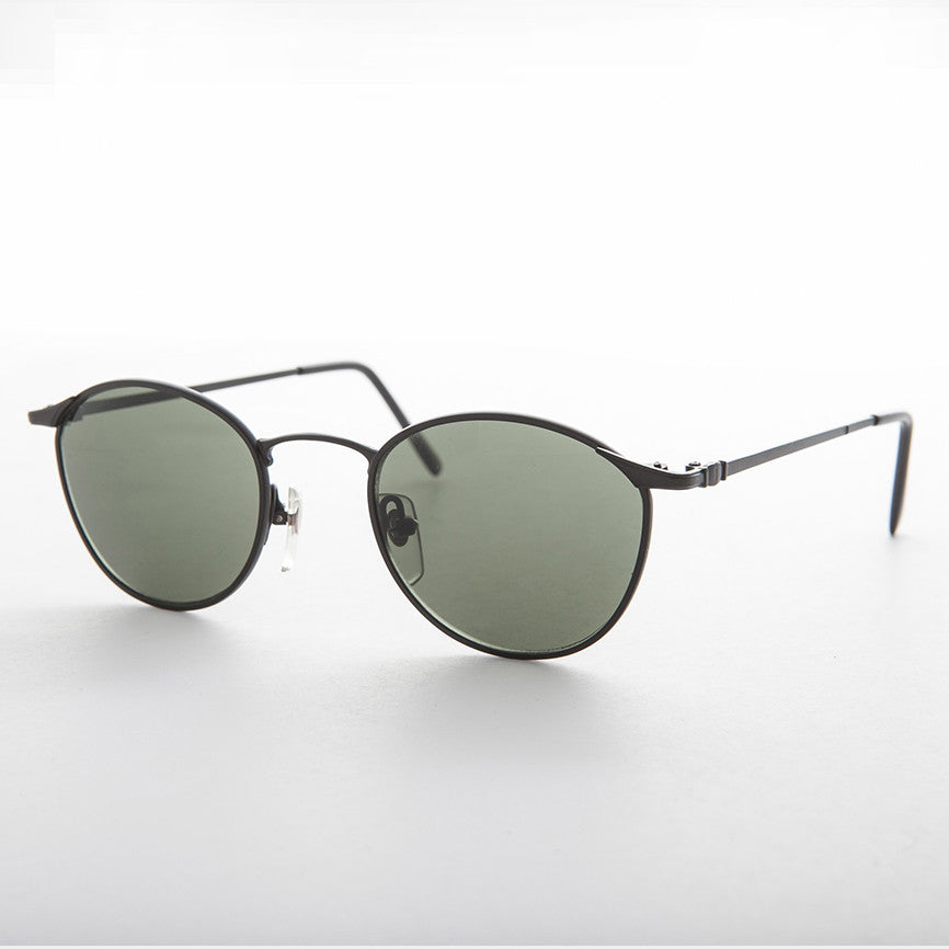 Round Metal Polo Schoolboy Classic Vintage Sunglass - Rory